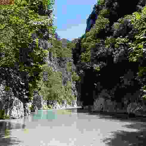 Equatorial river valley in Colombia.