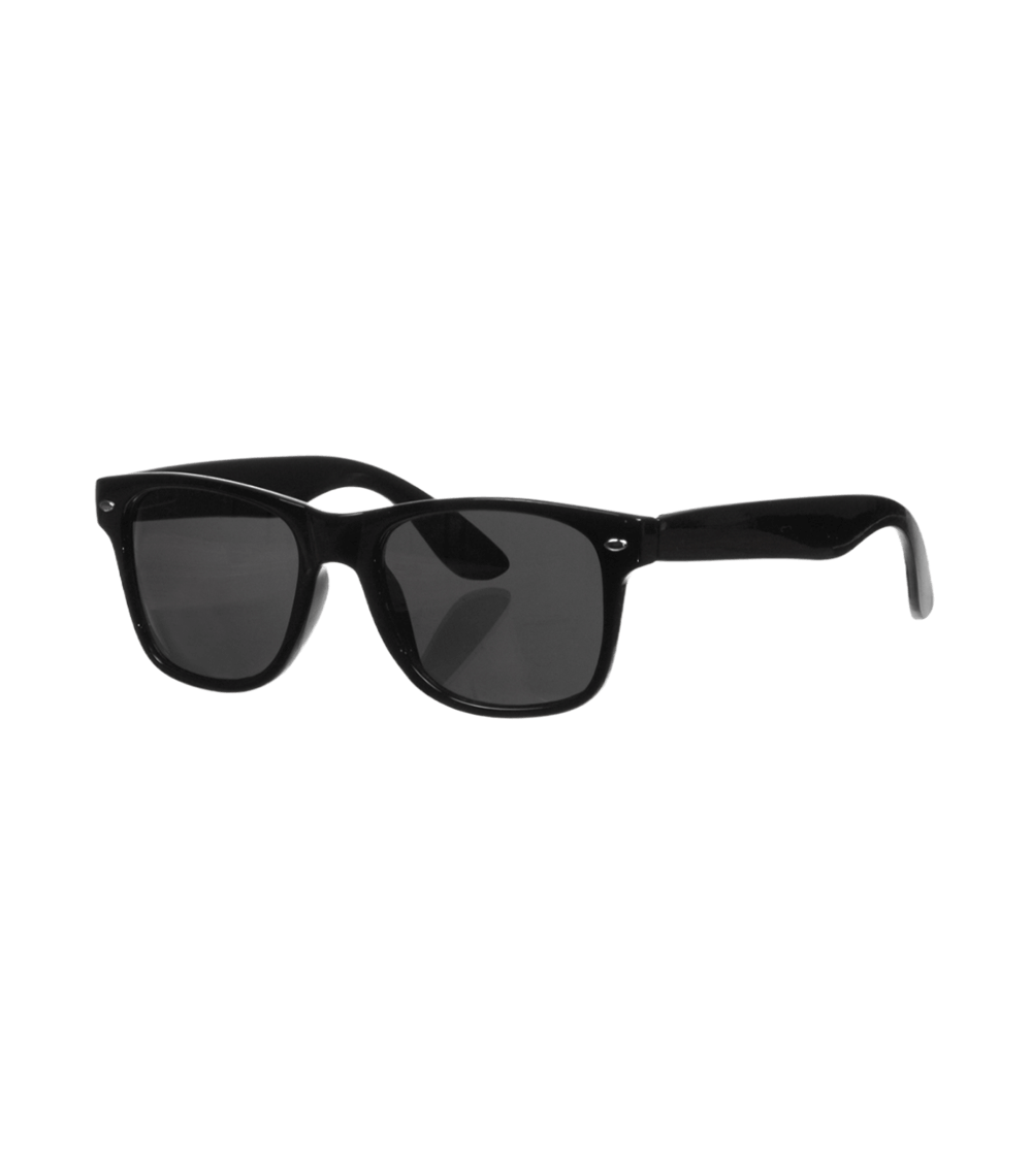 Cheap black sunglasses.