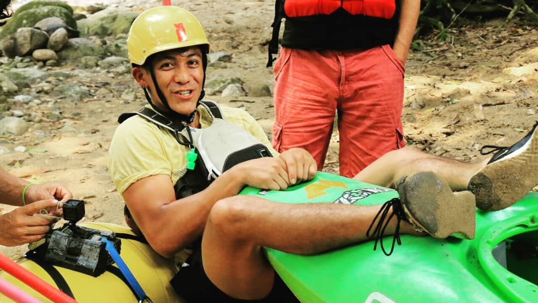 Exploring Colombia’s rivers by kayak.