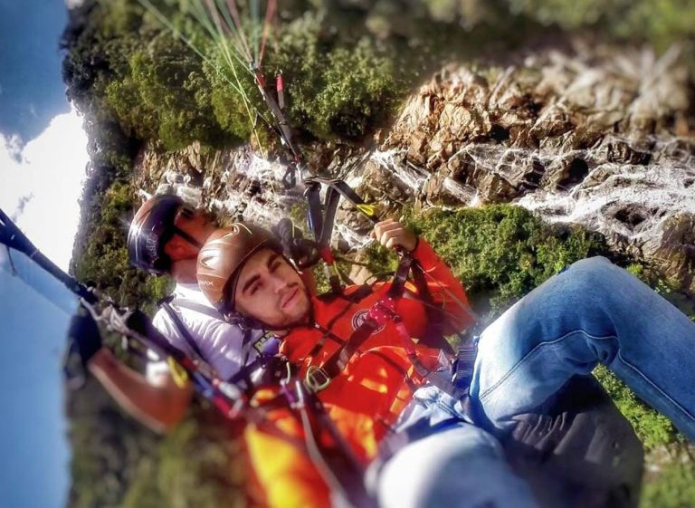 Bird’s eye view of Colombia from a thrilling paragliding flight.